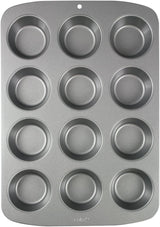 CSB111 Antihaftbeschichtete Mini-Muffinform Mit 24 Löchern Aus Karbonstahl, Edelstahl, Silver, 39,4 X 24,6 X 2,1 Cm Formar och plåtar för bakning Naty Shop 37.299999999999997 X 26,1 Cm X 3n.