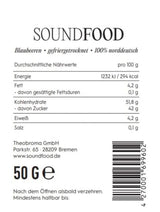 Frystorkade blåbär, hela från Tyskland Skörd 2023, 50 gram Torkade produkter Naty Shop