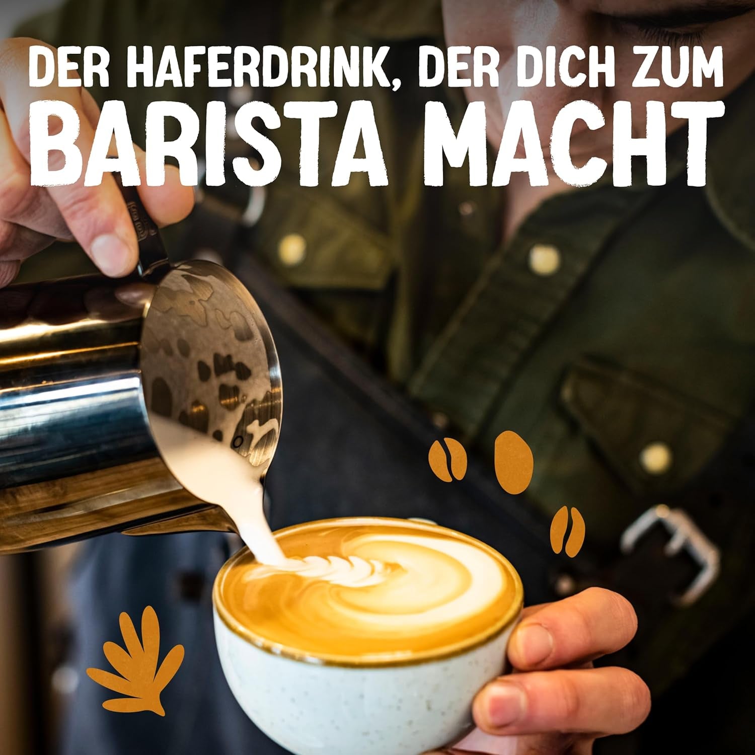 Alpro Barista Haferdrink – Zum Aufschäumen – Vegan und milchfrei – Von Natur aus lactosfrei – Rich an Ballaststoffen, Calcium und Vitaminen – 8 x 1 L – Haltbar
