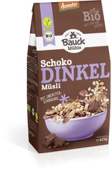 Bauck HOF Dinkelmüsli Schokozart, 425G (1Er Pack) Spannmål Naty Shop 12 X 425 Gr