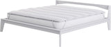 Italienska sängkläder Elegant quiltad Topper, vit, dubbla Täcken och täcken Naty Shop