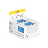 LILLYDOO Feuchte Waschtücher 350 Stück (7 X 50), 100 % Plastikfrei, Extra Großes Tuch, Ohne Parfüme Naty Shop