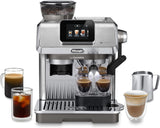 De'Longhi La Specialista Arte EC9155.MB portafilter espressomaskin med kvarn, 8 malinställningar, 15 bar tryck, 3 temperaturinställningar, mjölkskummare, 1550W, 1,7L tank, rostfritt stål/svart, inklusive barista kit