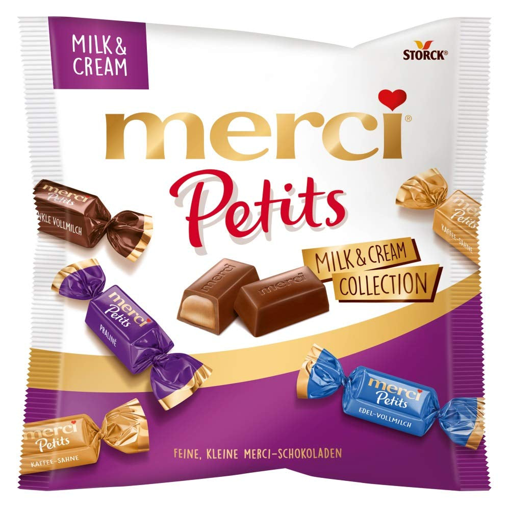 Milk&Cream-kollektion (1 x 125g) / Fin choklad i 4 sortiment