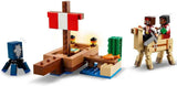 LEGO Minecraft Piratskeppet Voyage Bläckfisk och kamel Piratfigur Leksaksskeppsbyggnad Rollspel Present för pojkar och flickor 8 år 21259 Byggset Besuche den LEGO-Store