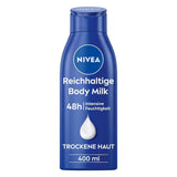 NIVEA Rich Body Milk, intensiv närande kroppskräm med mandelolja, 400 ml dusch och bad Naty Shop