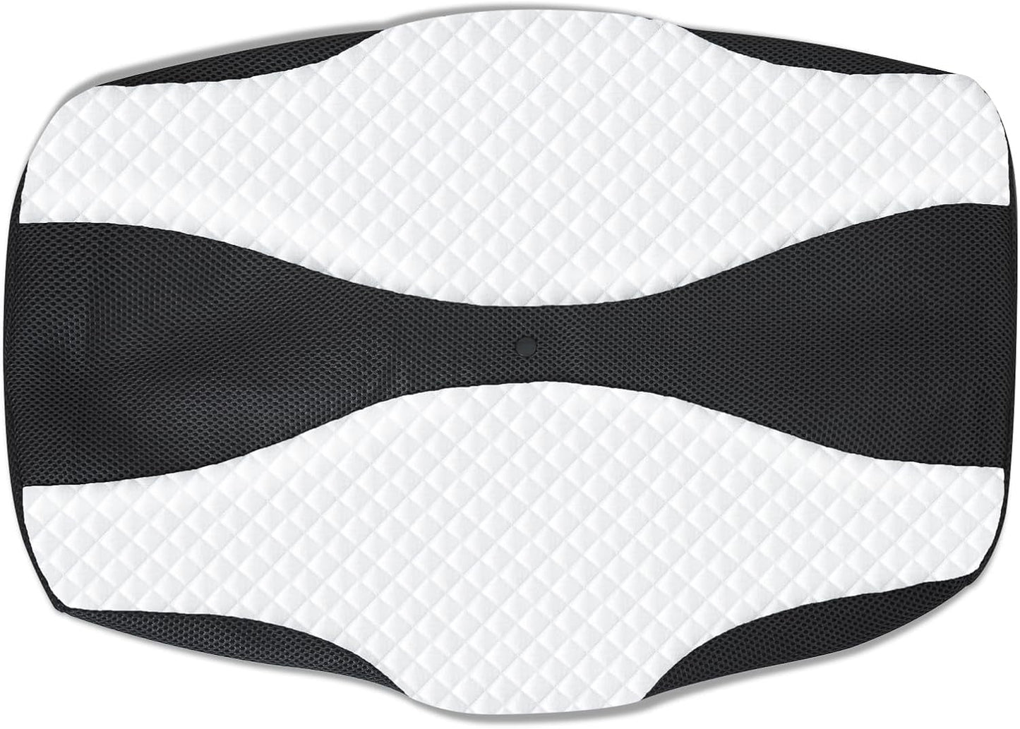 SAHEYER Ortopedisk kudde Nackstöd Kudde Huvudkudde Ergonomisk nackkudde Side Sleeper Kudde 60 X 40 X 13/11cm Memory Foam Kudde för Side Sleeper Rygg Mage Ortopediska livmoderhalskuddar Naty Shop Svart kuddfodral