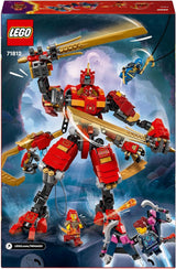 LEGO NINJAGO Kai's Ninja Climbing Mech Set, Ninja Toy med byggbar actionfigur och 4 minifigurer, Kids Adventure Set, födelsedagspresent för 9-åriga pojkar och flickor 71812 Byggset Beuche den LEGO-Store