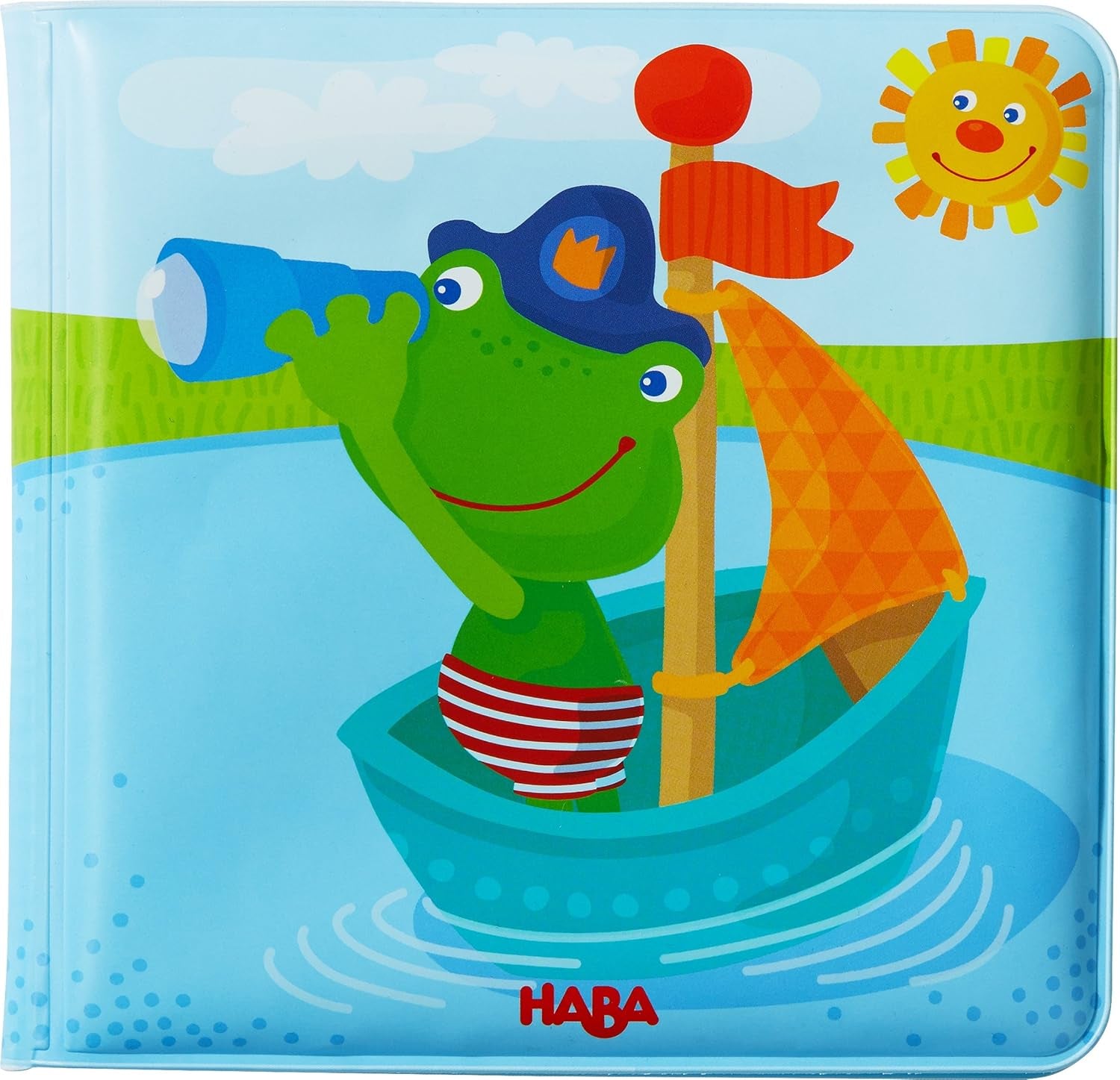 HABA 302634 Captain Frog 2 badbok, leksak för småbarn Babyleksaker Naty Shop