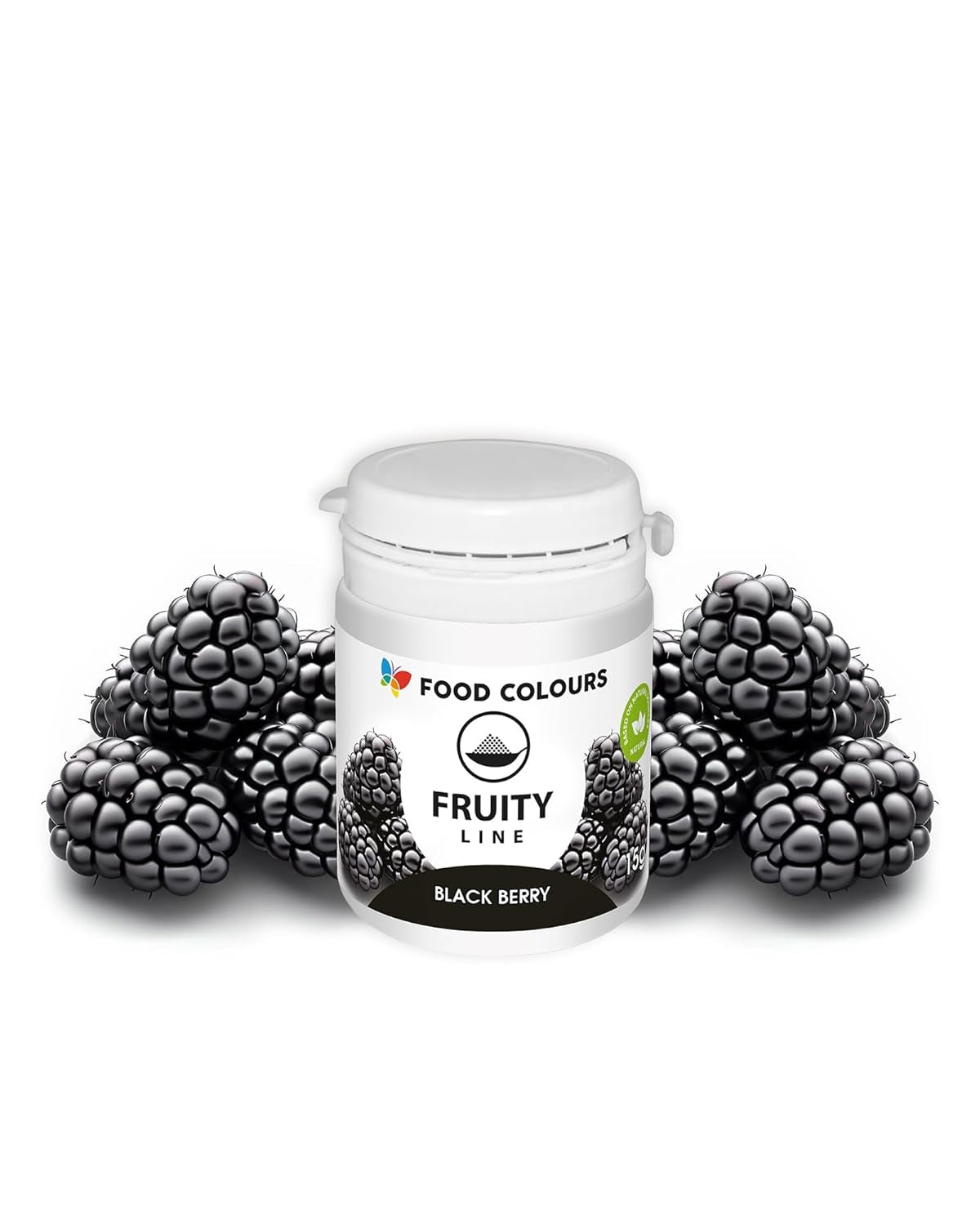 Livsmedelsfärgpulver naturlig färg Fruity Line BLUEBERRY 20G naturligt färgpulver för krämer glasyr svampdeg i pulverform matfärg för drycker gelé