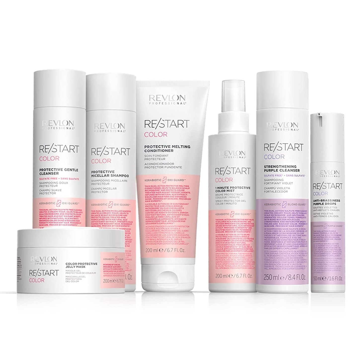 RE/START Color Protective Jelly Mask 500ml Color Enhancing Hair Mask Hårbehandling Återfuktar och skyddar mot blekande hårfärgsmask med naturligt acaiextrakt hårmask Naty Shop