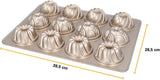 Birkmann, Contoura, Gugelhupfblech Violet, Backform Aus Aluguss, Mit Antihaftbeschichtung Und Rezept, 887077 Formar och brickor för bakning Naty Shop