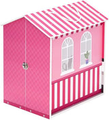 Teamson Kids - Dreamland City Café Dollhouse 30cm - Rosa/Vit/Svart