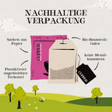 4Er Pack CUPPER Ekologiskt fruktte "Cranberry & Raspberry Infusion", 4X20 icke-vita tepåsar, ekologiskt, rättvis handel
