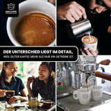 KING'S COFFEE - BLACK EDITION - 1 kg Intense Cream Coffee Beans - Low Acidity Coffee - Small Batch Roast från Italien - Starka Arabica Espressobönor (blandning) för helautomatiska och portafiltermaskiner