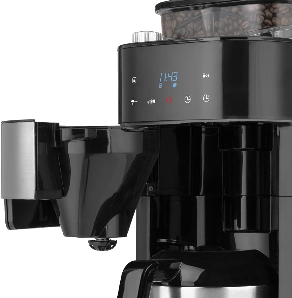 GASTROBACK Grind & Brew Pro termisk espressomaskin, silver, svart