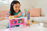 Barbie Malibu Roberts docka och 18-delat bakset, inklusive lekdeg och munk-, croissant- och muffinsformar, för åldrarna 3 och uppåt, HJY19