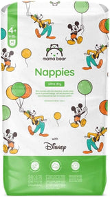 Mama Bear Disney Ultra Dry blöjor storlek 4 (8-14 kg), vit, 84 stycken (1 förpackning) Naty Shop storlek 4+ (9-15 kg) Enkelpack
