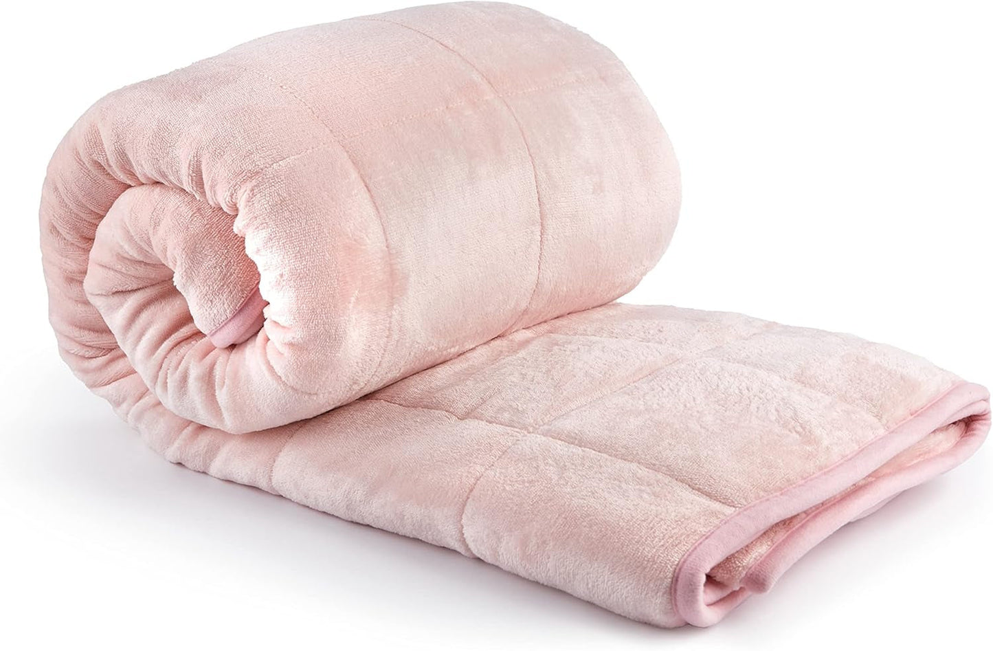 Emma Barclay Weighted Sherpafilt, 127 X 152 cm, Blush Pink Emma Barclay sängar och filtar