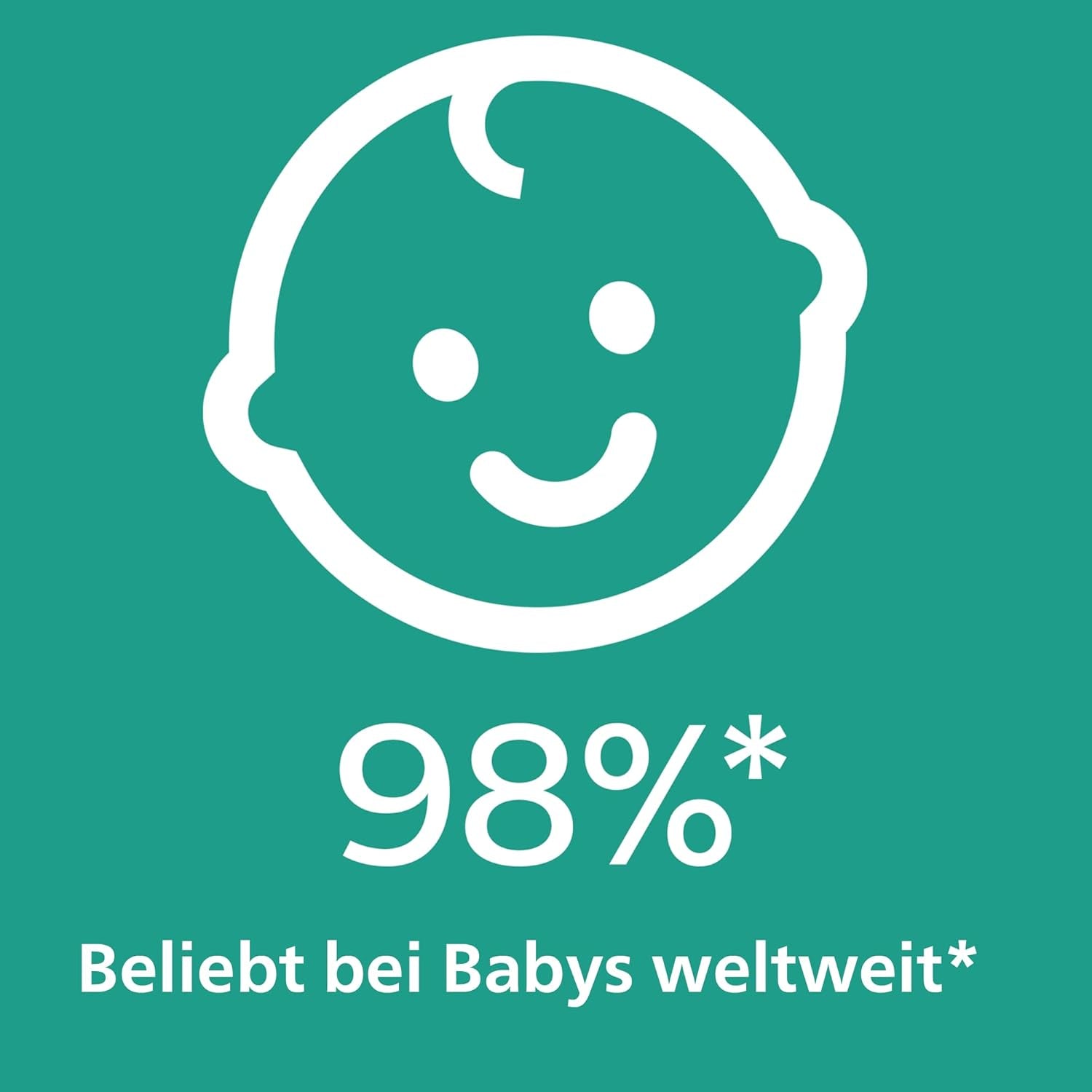 Philips AVENT Set med 4 Ultra Air lätta och andningsbara nappar: 2 nappar som lyser i mörkret och 2 dagnappar, 18 månader+ (modell SCF349/43)