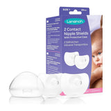 Lansinoh Stillhütchen 20 Mm (Größe 1), 2 Stück Inkl. Förvaringslåda - Angenehmes Tragegefühl - Trotz Anlegeschwierigkeiten Weiter Stillen Accessoarer Mat och Amning Bebe Naty Shop
