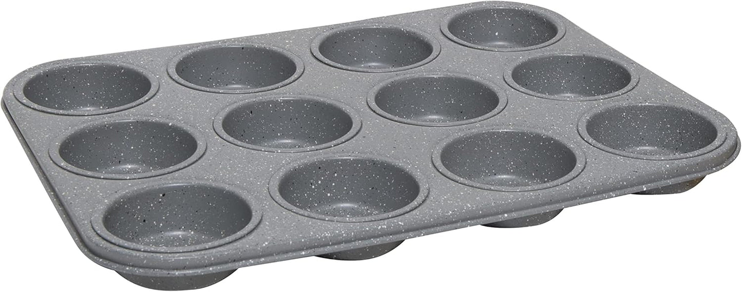 Masterchef MCA-MUF Muffinform Für 12 Cupcakes Muffinblech Aus Karbonstahl, Rostfritt Stål, Stahl Formar och bakplåtar Naty Shop