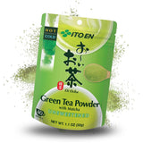 ITO EN Oi Ocha Instant grönt tepulver med matcha - Osötat matcha grönt te från Japan - 1 x 32 g