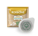 Caffè Borbone Kompostierbare Kaffeepads, Gold-Kaffeemischung - 100 Pads - Kompatibel med ESE System Papier Pads 44 mm