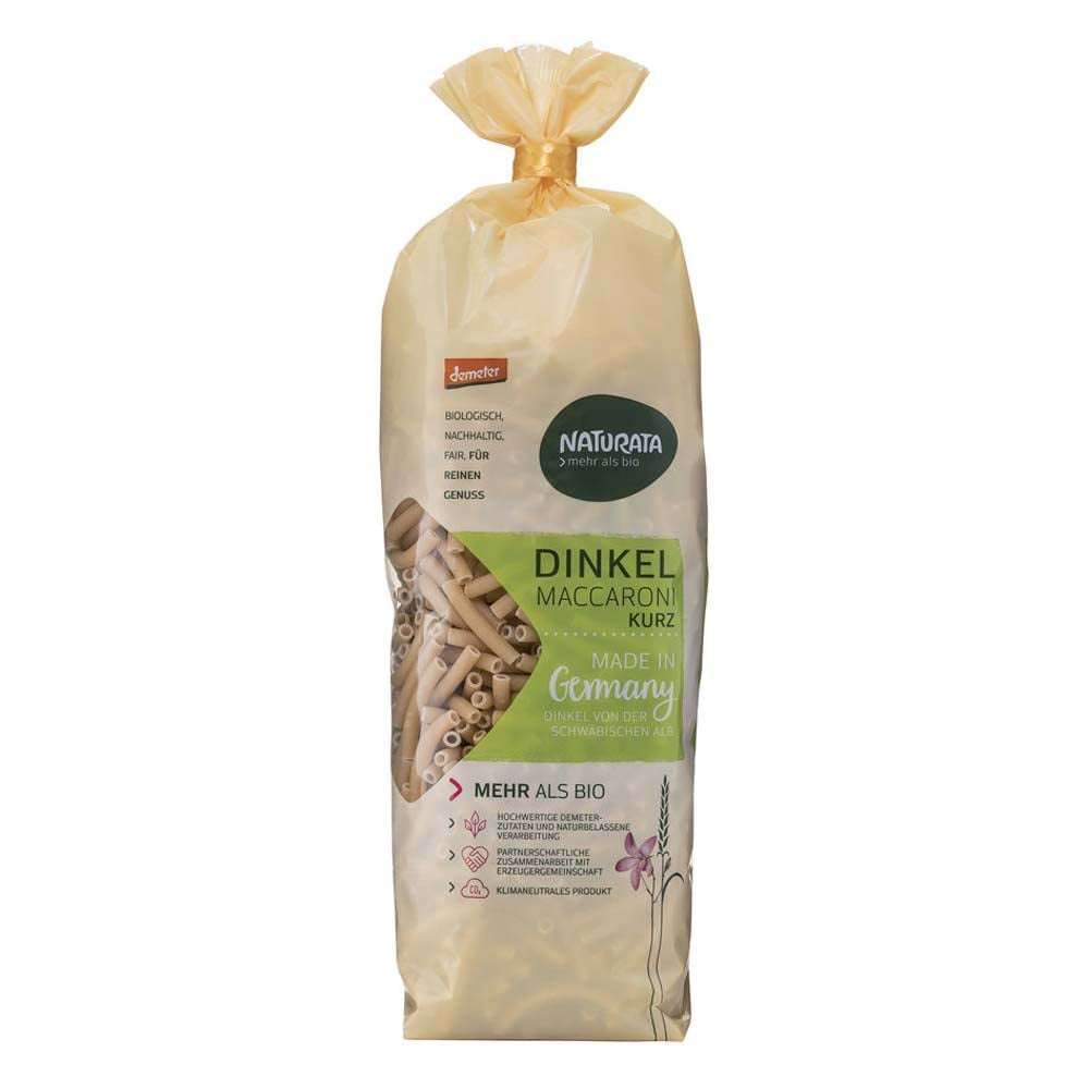 Ekologiska korta makaroner, lätt dinkel (1 x 500g)