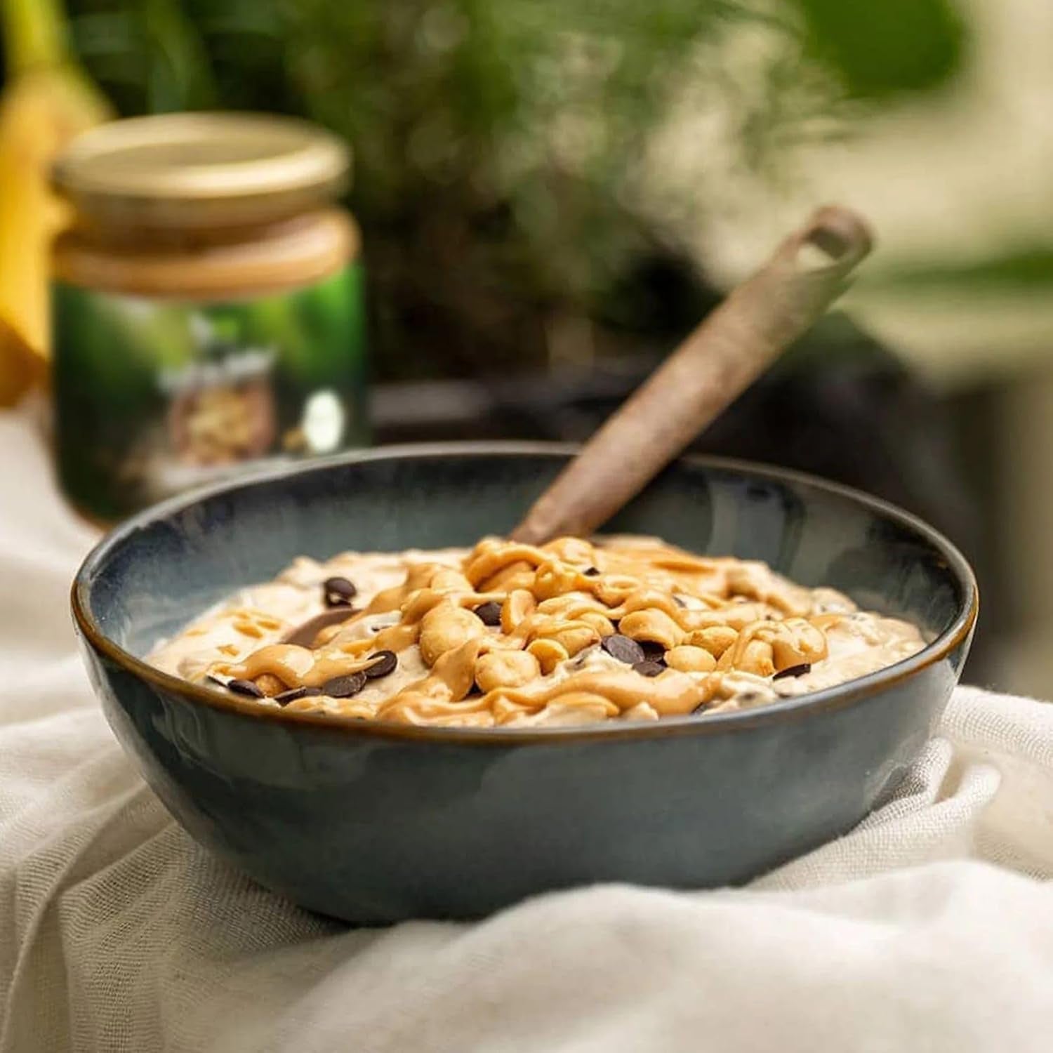 Biozentrale ren proteinmüsli - 375g - Ekologisk med honung - Som frukostflingor eller som mellanmål