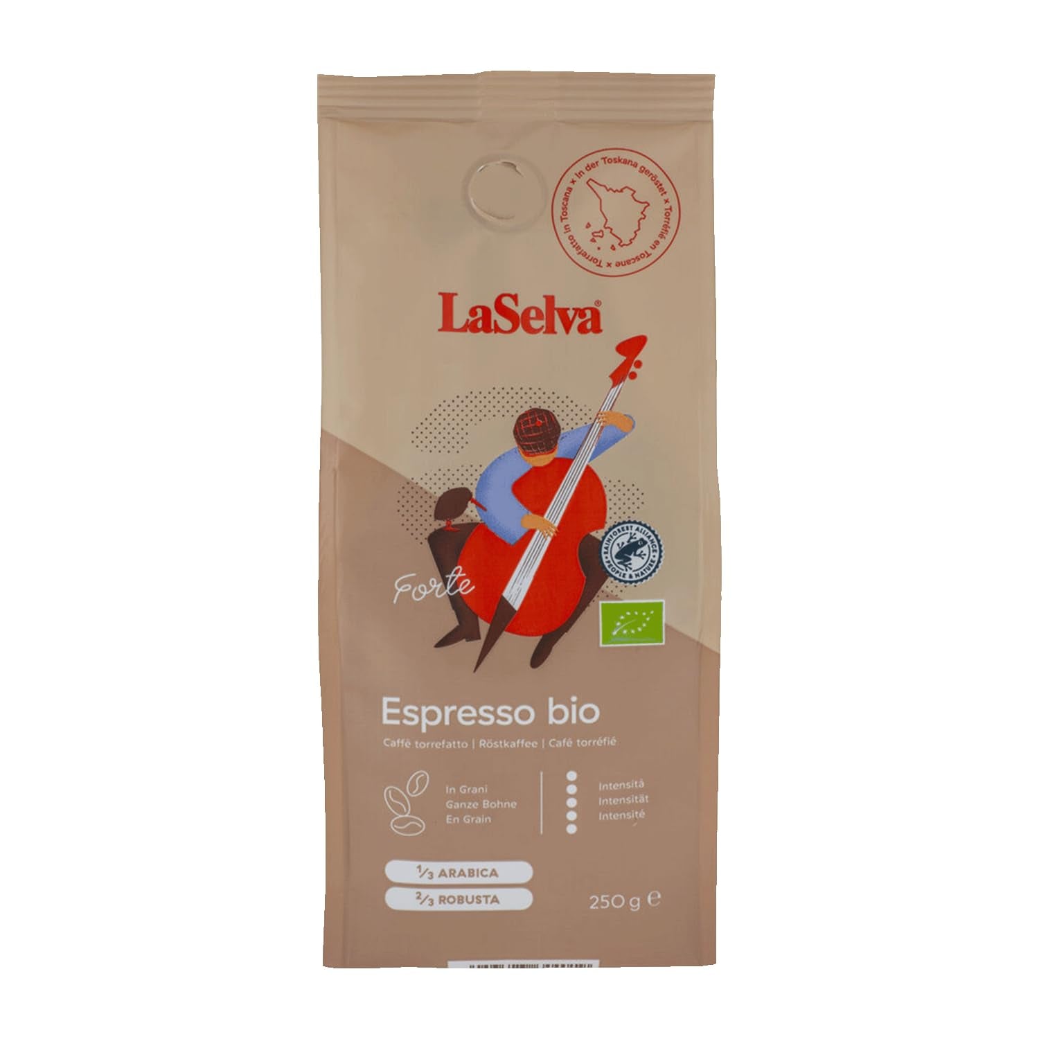 Espresso "Forte" - Helbönor rostat kaffe 1 x 250 g