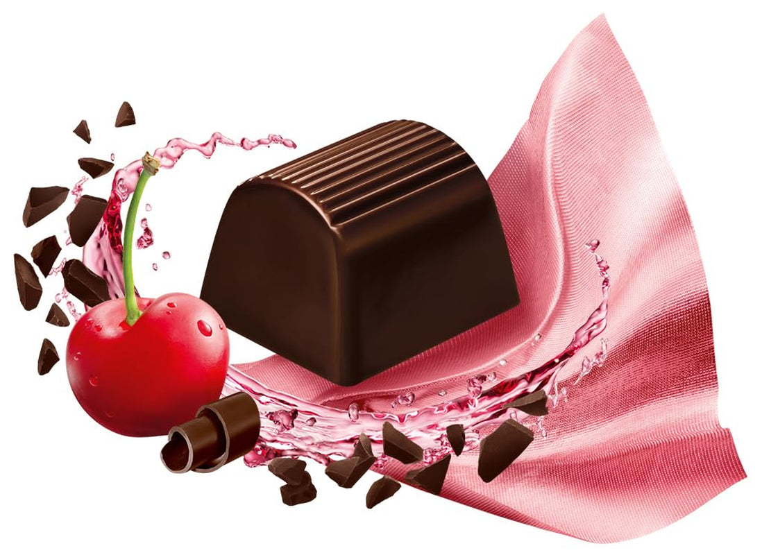 Ferrero Mon Chéri Heart - Alla hjärtans dag chokladpresent till honom och henne - knaprig choklad, fruktig likör och smaksatta körsbär - till alla hjärtans dag, mors dag och påsk - 1 förpackning 147g