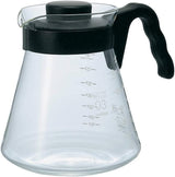 4977642019126 Karaff för servering av kaffe V60 700 ml VCS-02B, glas, färglös, 17,3 x 14,1 x 13 cm
