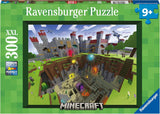 Ravensburger pussel för barn 13334 - Minecraft Cutaway - 300 bitar Minecraft XXL pussel för barn över 9 år Pussel Naty Shop Singel