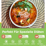 Elf-Family 270g x6er Box(12-pack) Bio Konjak Nudeln Ultra Low Carb Shirataki Nudeln Vegan Glutenfrei-Instant Nudeln ohne kohlenhydrate/Keto/Kalorienarme/Fettfrei/Zuckerfrei -Spaghetti MHD: 12/11/2026