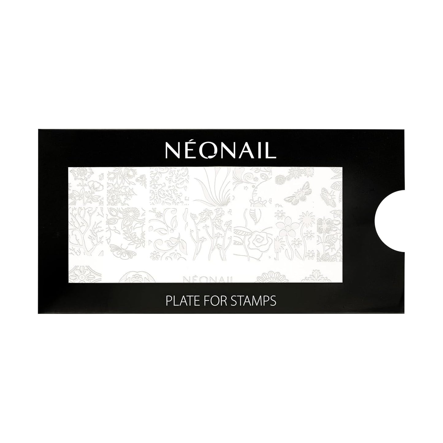 NÉONAIL Nagel Stempel Mit Schaber - Nägel Selber Machen - Nail Art Stämpel - Nageldesign Für Nagel Schablone - French Nails Stempel - Silikon Nagelstempel