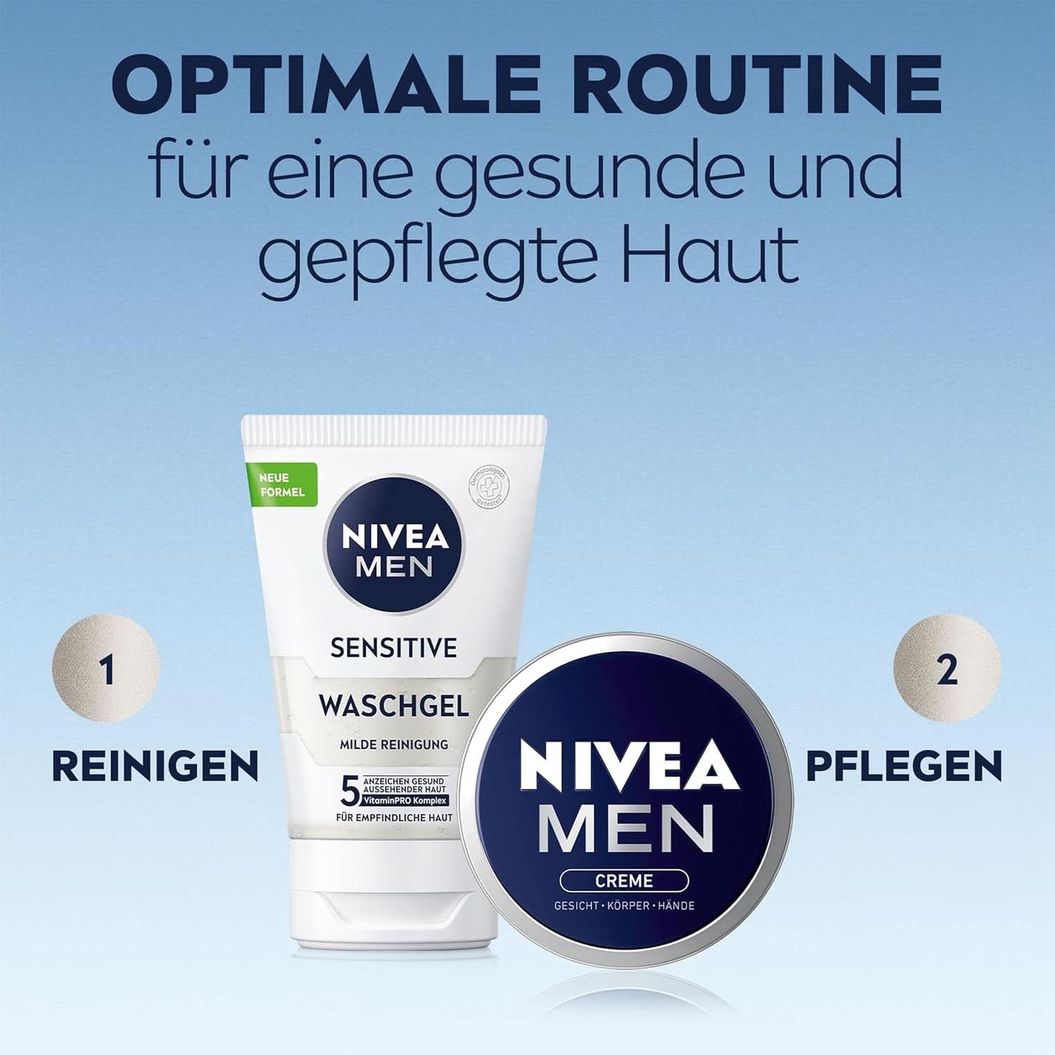 NIVEA MEN Creme, närande hudkräm med E-vitamin, 150 ml Naty Shop