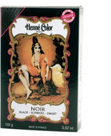 Henné Color Henna Pulver Koppar 100 g Hårfärgning Naty Shop Svart 100 G (1 förpackning)