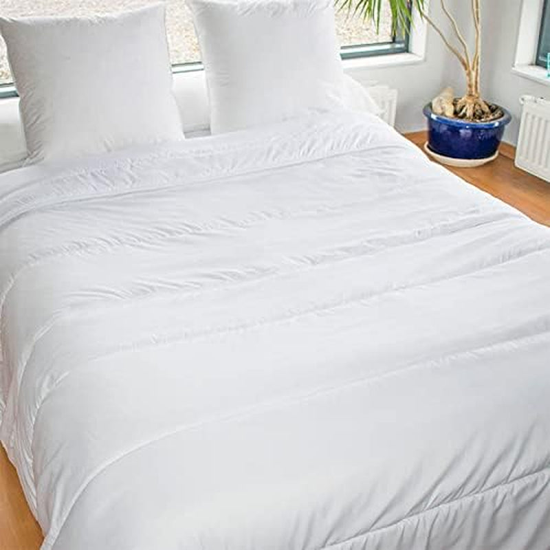 KSGB402460 Quiltad säng för 2 personer, lätttvättbar, vit, 220X240 cm Täcken och täcken Naty Shop