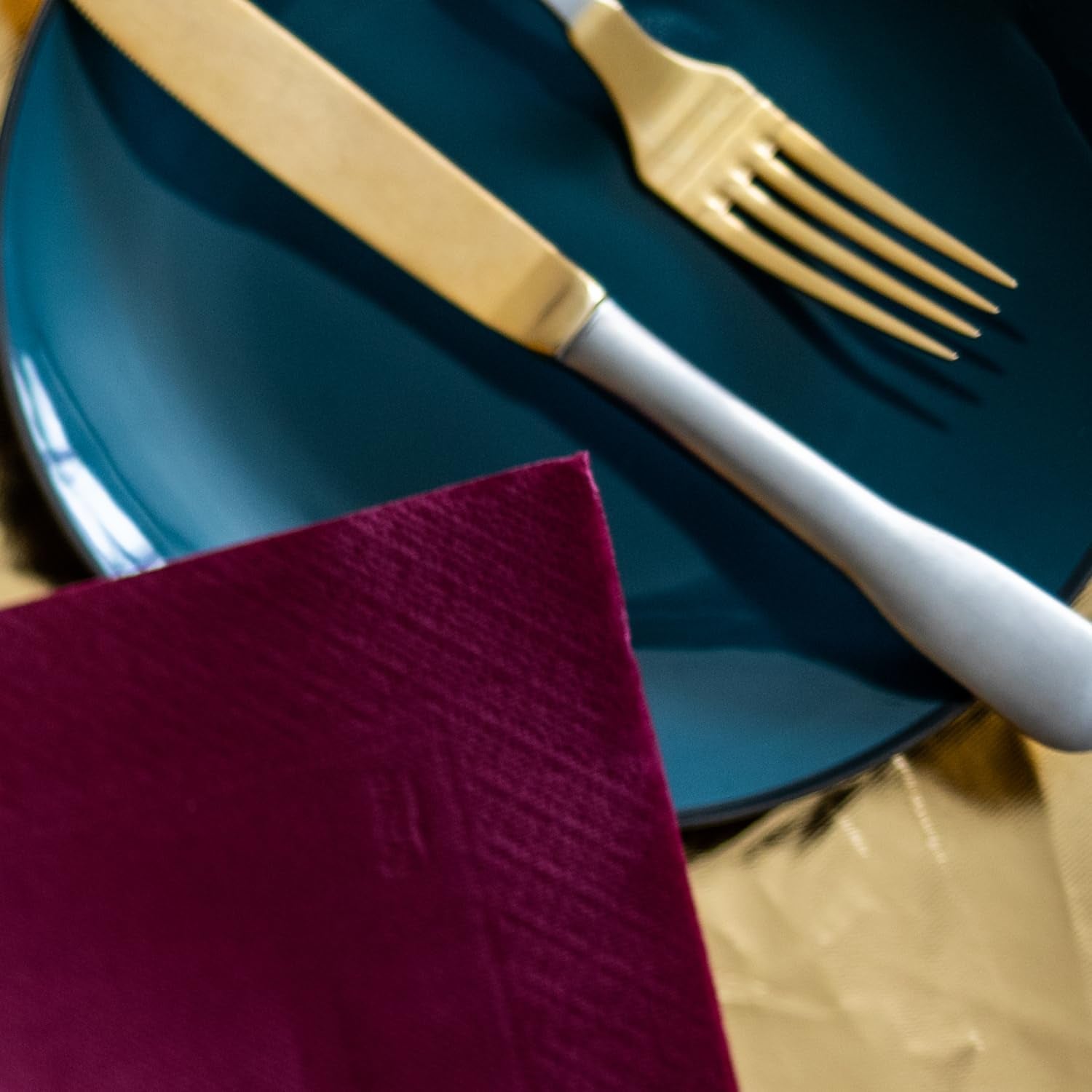 Renova guld bordeaux pappersservetter - 40 servetter