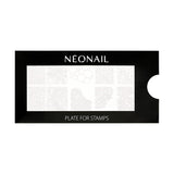 NÉONAIL Nagel Stempel Mit Schaber - Nägel Selber Machen - Nail Art Stämpel - Nageldesign Für Nagel Schablone - French Nails Stempel - Silikon Nagelstempel