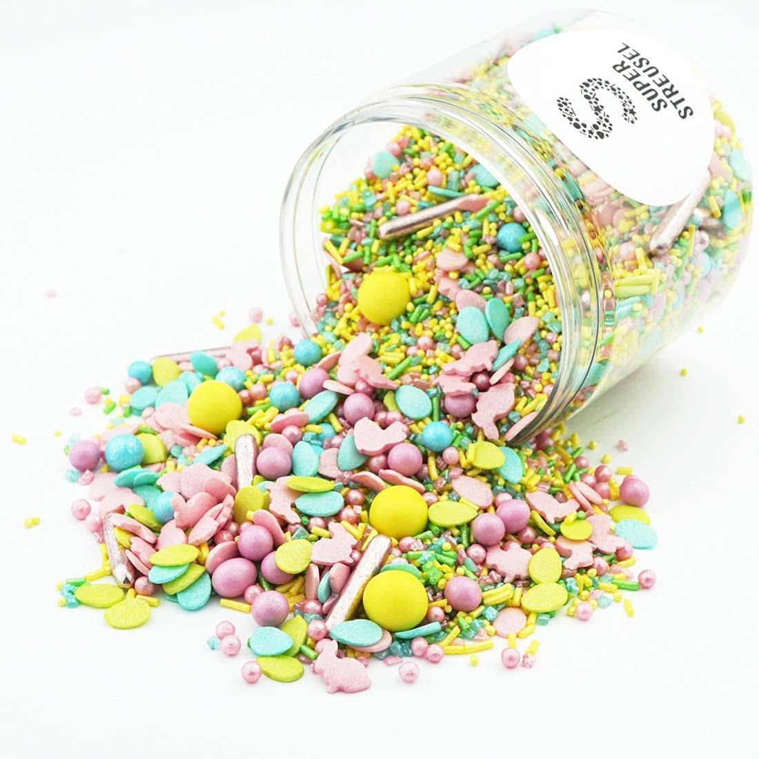 Superströssel, Hoppladihopp, Strössel med påskmotiv, 90 gram Naty Shop 180 gram