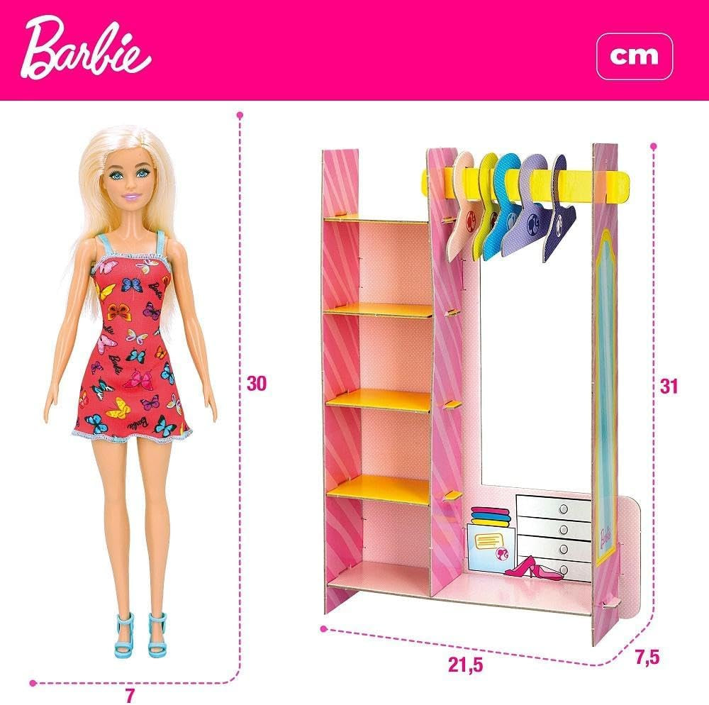 Lisciani 76918 Barbie Fashion Boutique Doll Houses Naty Shop