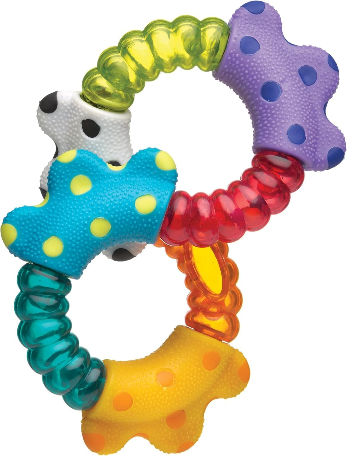 Playgro Rattle Super Shaker - rattle ball för bebisar - rattle ball - rattle ball för barn - rattle ball - motorik - babyleksak - motorik för bebisar - färgglada Bebe Naty Shop Toys Klicka och vrid skallra