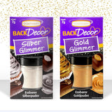 Günthart glitter, puder, guld och silver, set 2 x 7 gram Naty Shop