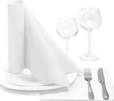 Papstar, 50 servetter "ROYAL Collection" 1/4-faldigt 48 Cm X 48 Cm Vit, #11577