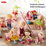 Mjuk docka HABA Annelie - Mjuk docka med arrangerat hår - Med utbytbara kläder - Från 18 månader - 30 cm - Tvättbar - 1302108001