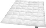 Traumnacht Basic Lätt duntäcke med nytt vitt dun (60%) och fjädrar (40%), DIN EN 12934, 135 X 200 Cm, Down Pass och Oeko-Tex-certifierat, producerat enligt tysk kvalitetsstandard Täcken och täcken Naty Shop 90 procent dun / 10 procent fjädrar Medium 2 duntäcke för alla säsonger 420 X