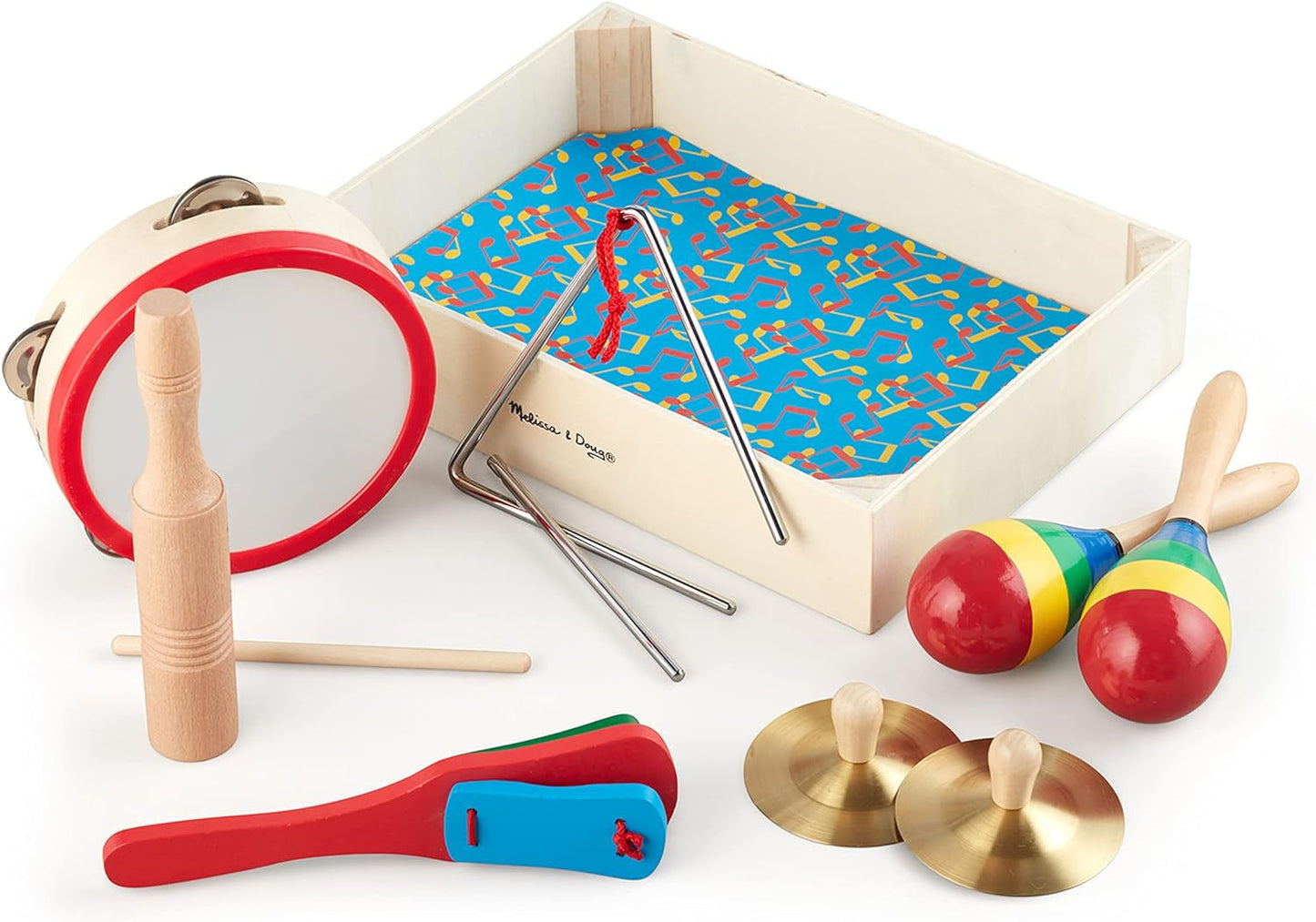 Melissa & Doug Ett band i en låda | Pedagogiska leksaker | Musikleksaker för barn | 3+ | Present för pojkar eller flickor Babyleksaker Naty Shop Standardtitel