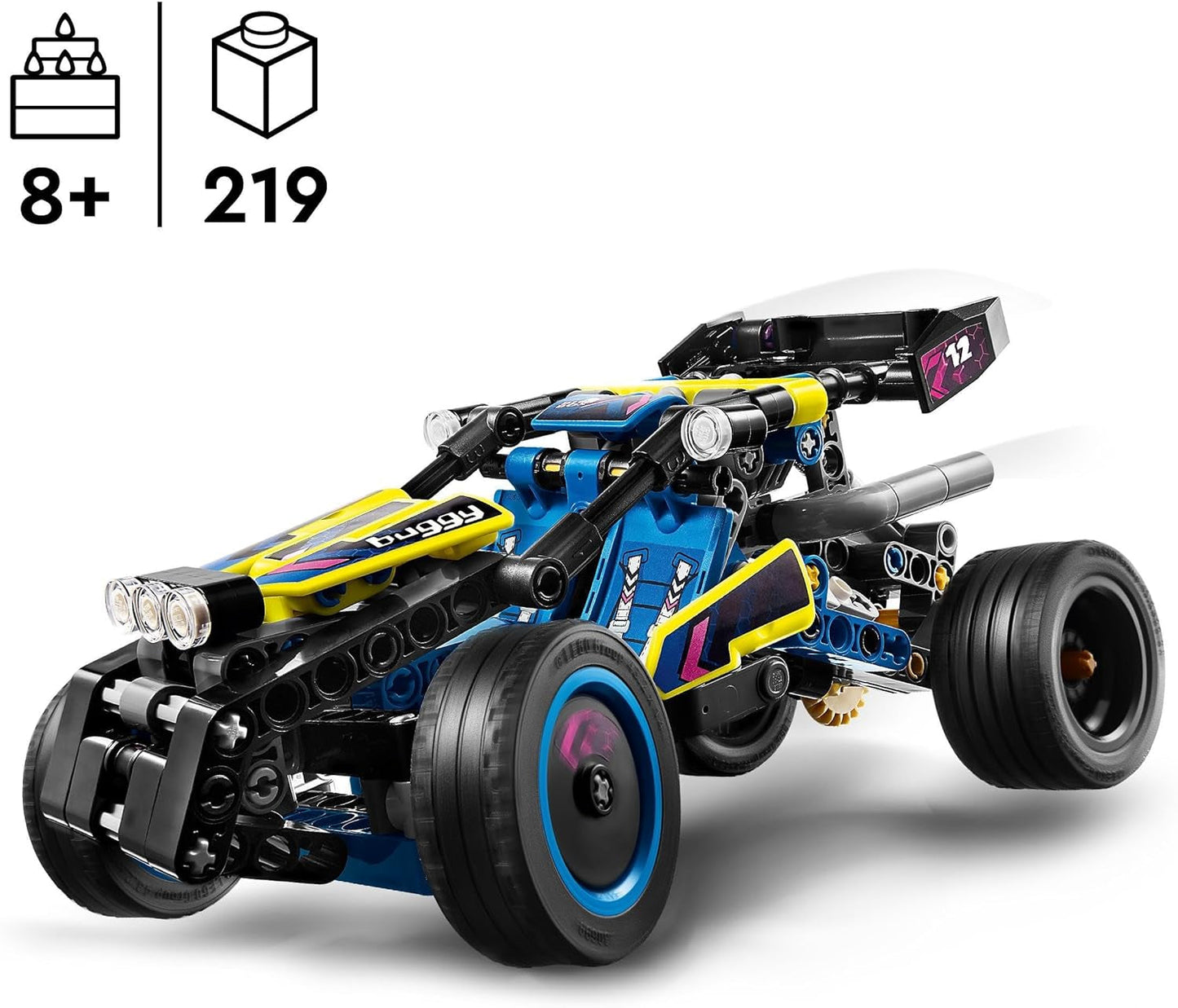 LEGO Technic Offroad Racing Buggy Billeksak för barn Buggy Racing Car Byggsats Present för pojkar och flickor 8 år gammal Rallybil Modell 42164 Byggset Besuche den LEGO-Store